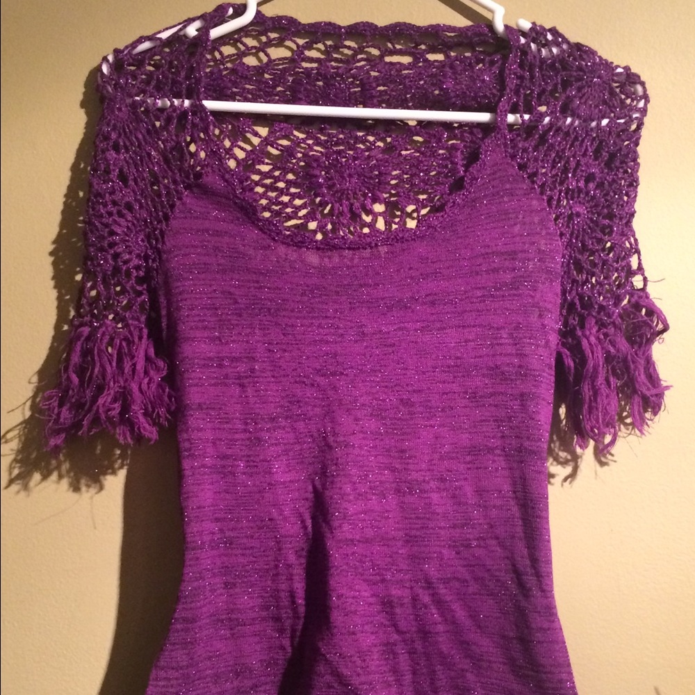 COPY - Super cute and unique crochet shirt